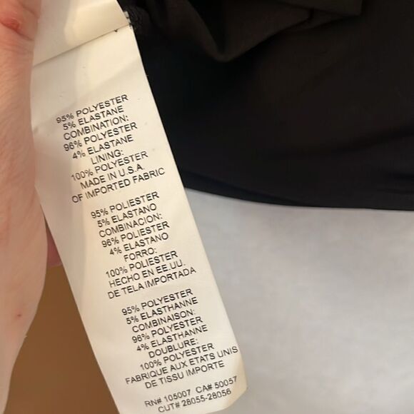 Marina Beaded Sleeve Keyhole Sheath blouse Black Size 10 NWT Offer 25 $ - Picture 11 of 11